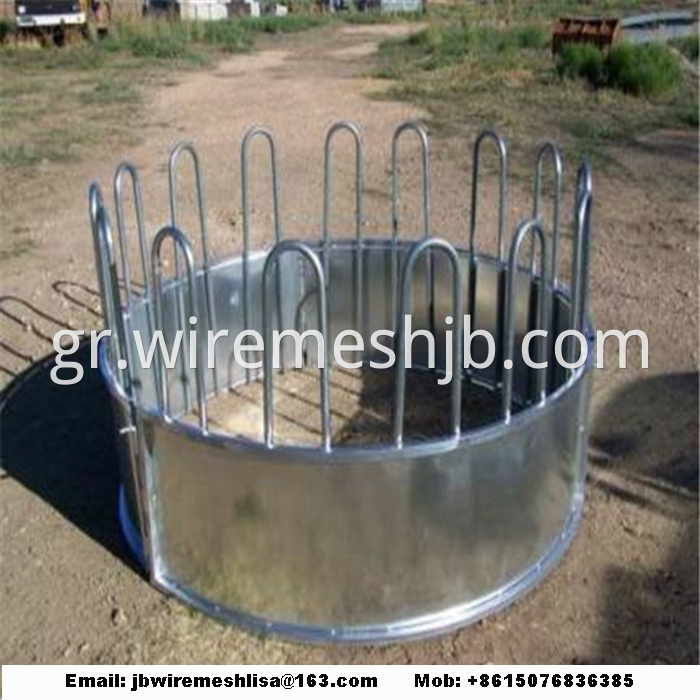 Hot Dipped Galvanized Cattle Hay Bale Feeder